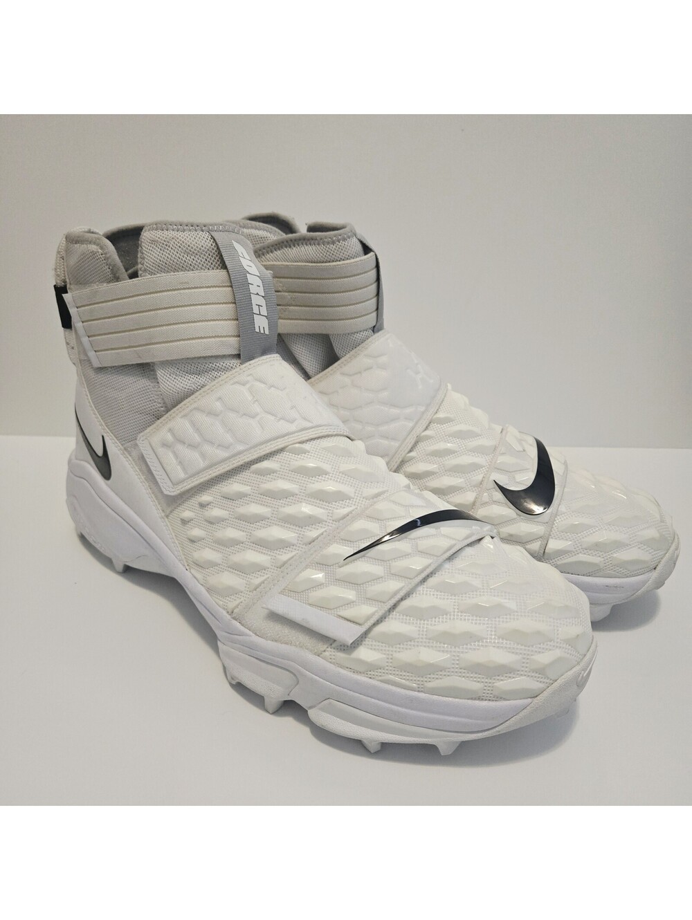 Nike Force Savage Elite 2 Shark Football Cleats White Size 16 CK2824-100